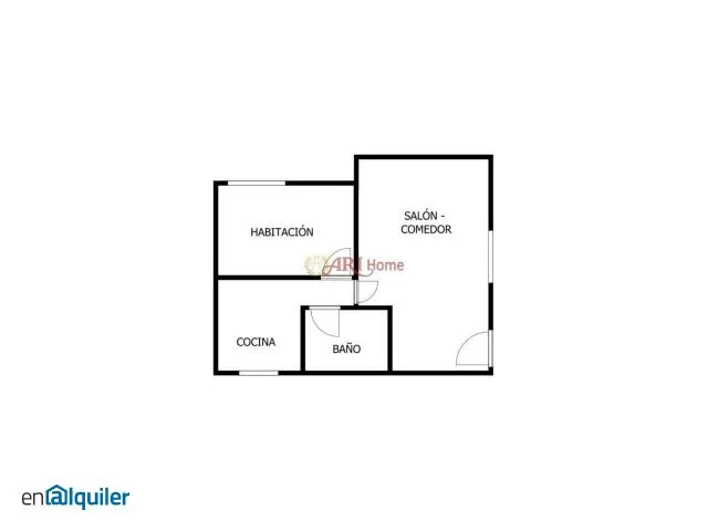 Planimetria - Furnished Flat with Ascender in Carabanchel