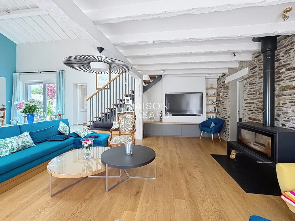 Séjour - Maison de Luxe avec Jardin à Vertou