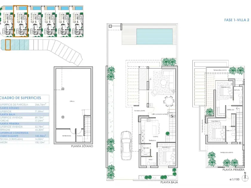 Planimetria - New Villa with Private Pool in Torre Pacheco