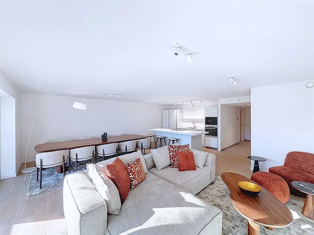 Soggiorno - Luxury 3-Bed Apartment with River View in Liège