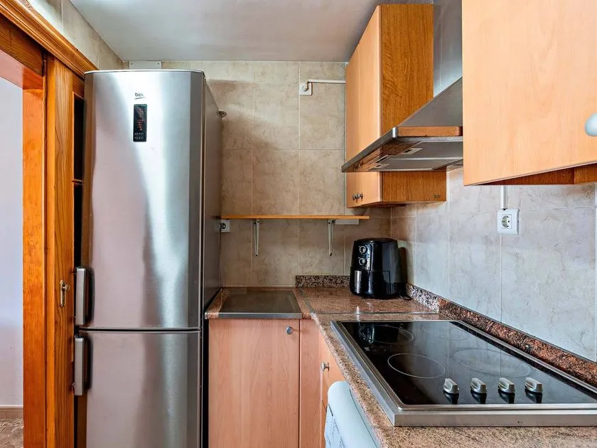 Kitchen - Apartment with Sea View in Aguadulce