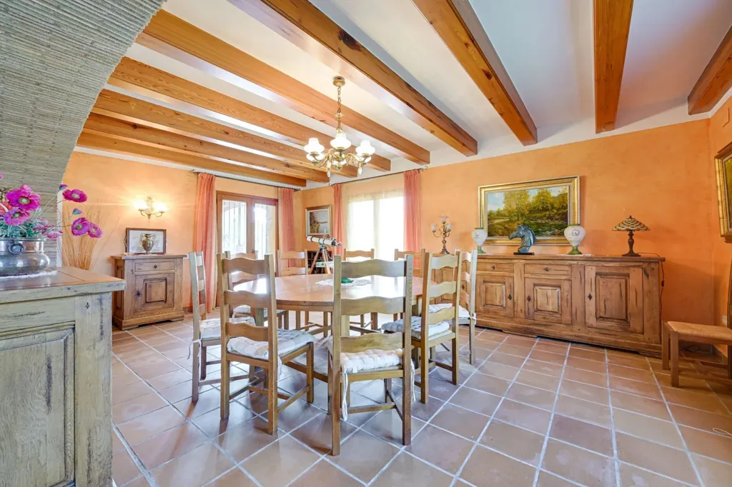 Söögituba - Luxury Farmhouse with Pool in Calonge