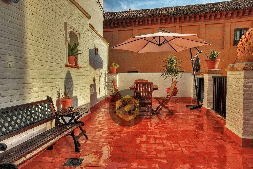 Garden - Apartment with Terrace in Albaicín, Granada