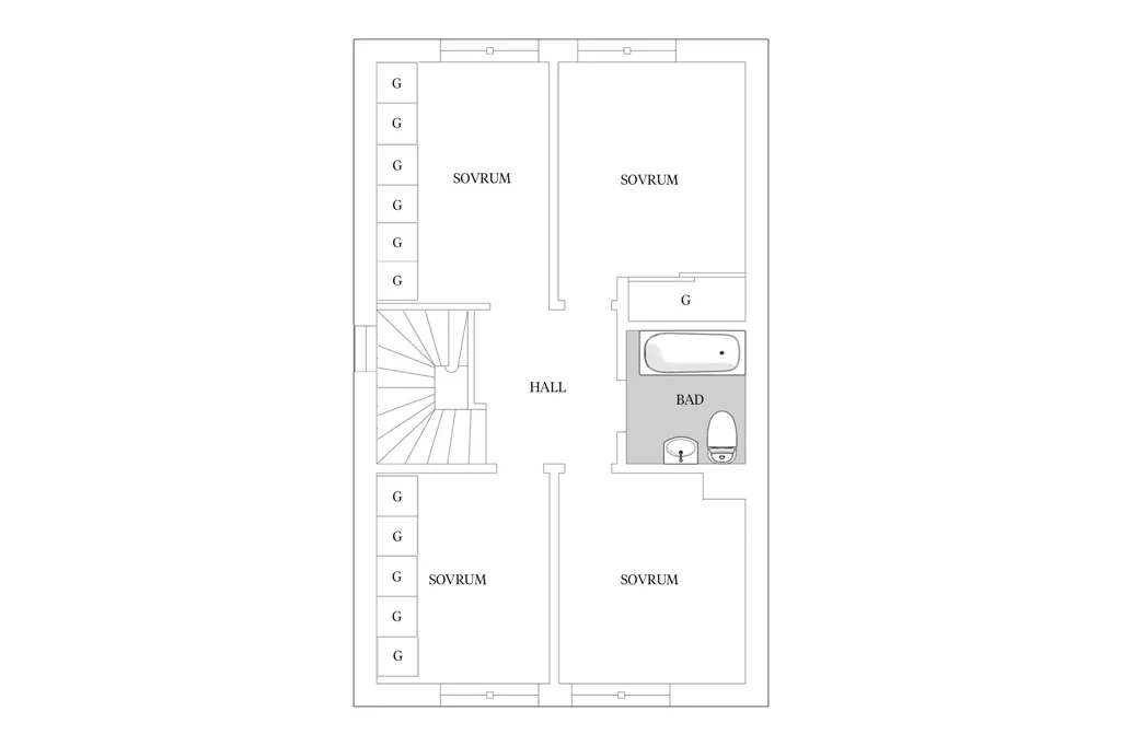 Plan - Apartment with Solar Panels in Vikaholm