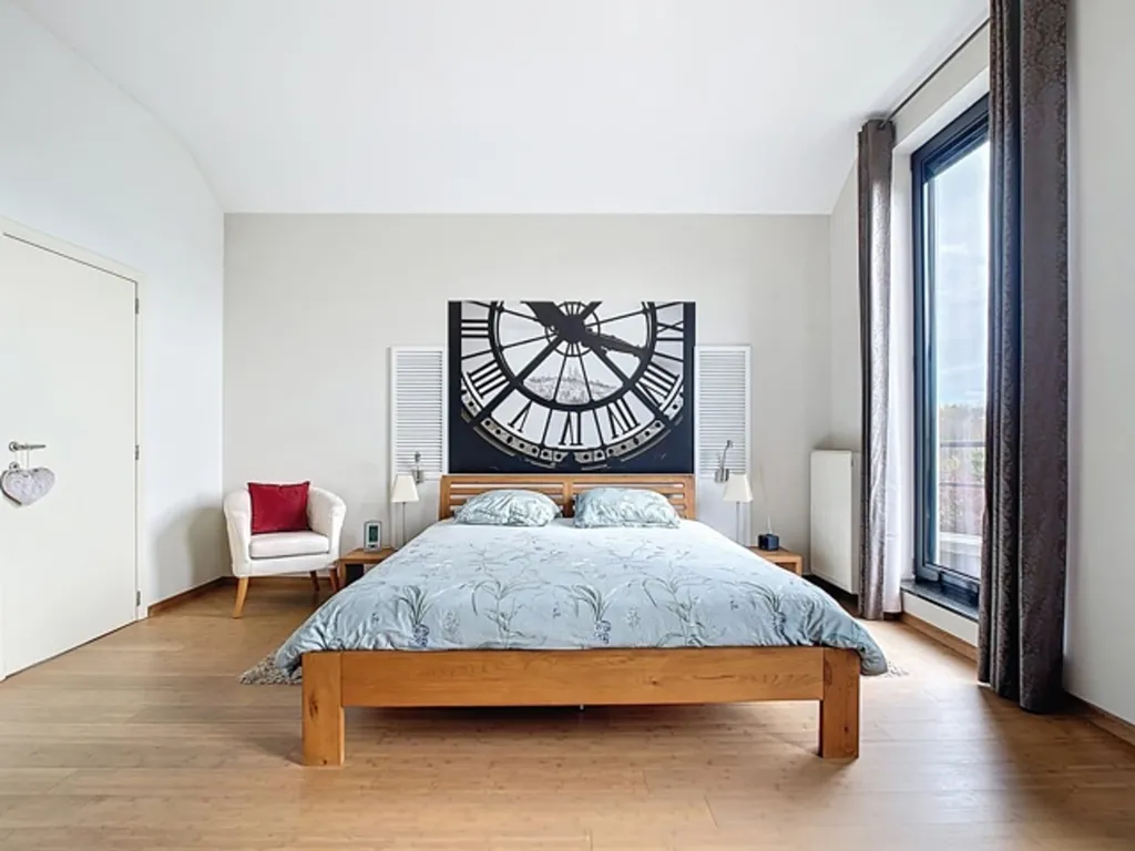 Bedrooms - Architectural Villa with Terrace in Wavre