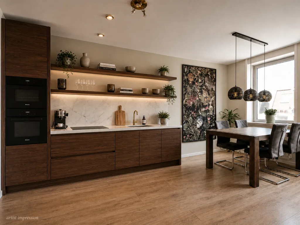 Dining Room - Apartment with Balcony in Amsterdam Oud-West