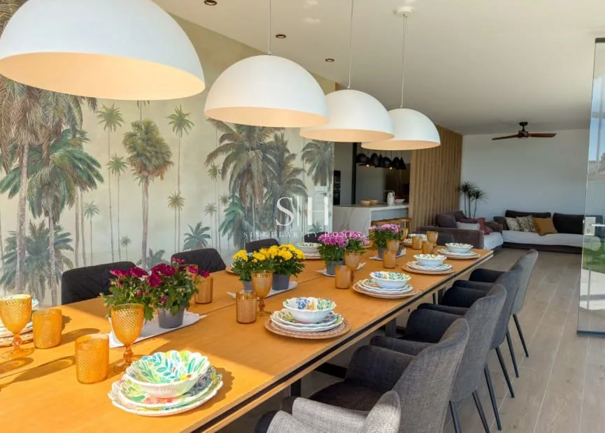 Dining Room - Contemporary Villa with Private Pool in San Fulgencio