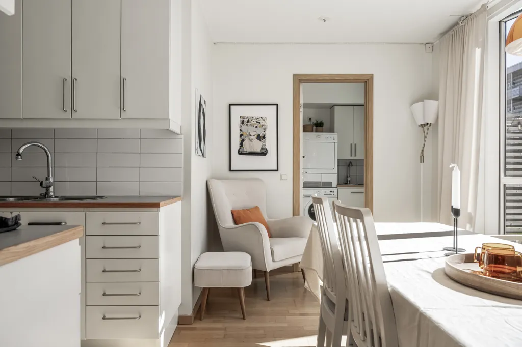 Söögituba - 3rd Floor Flat with South-Facing Terrace in Lund