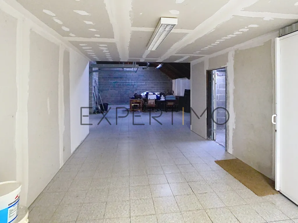 Garage - Renovated Stone House with Workshop in Noyers-Bocage