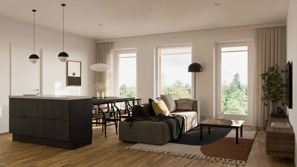 New Construction Flat with East-Facing Balcony in Kaleva
