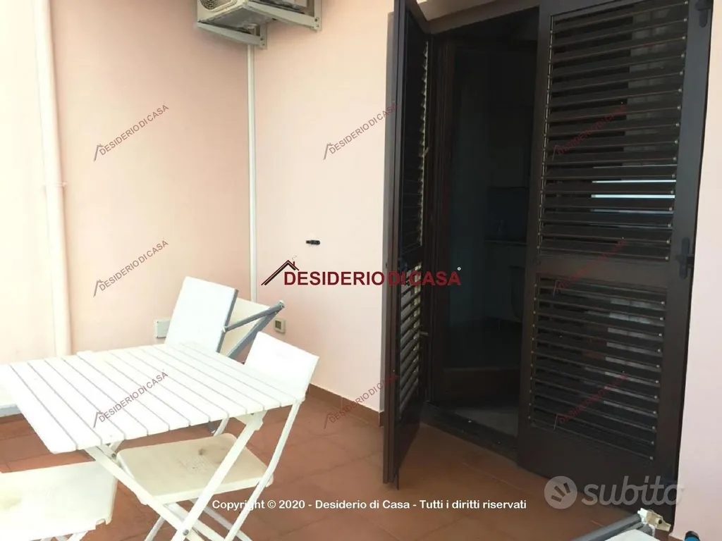 Terrasse - Semi-detached Villa with Pool in Cefalù