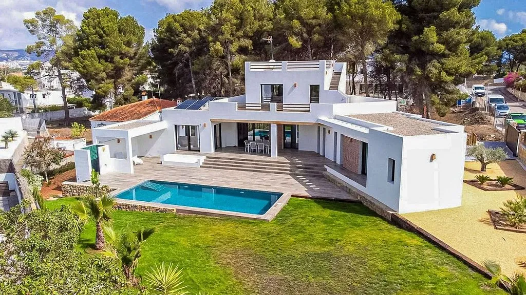 Vista aerea - Modern Villa with Pool in Jávea's Old Town