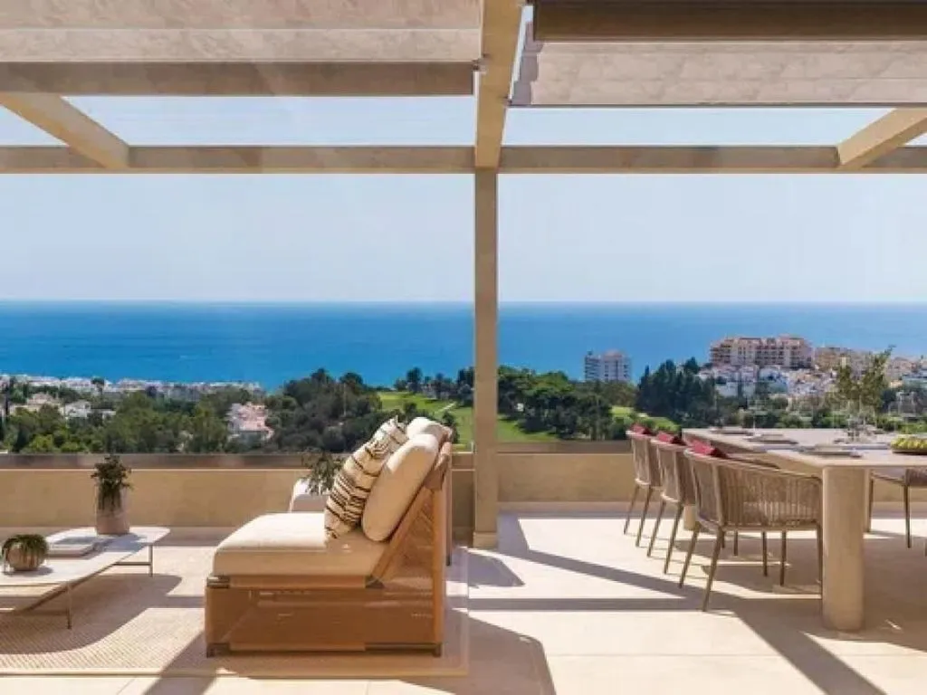 Terrasse - Luxury Apartment with Pool in Benalmádena