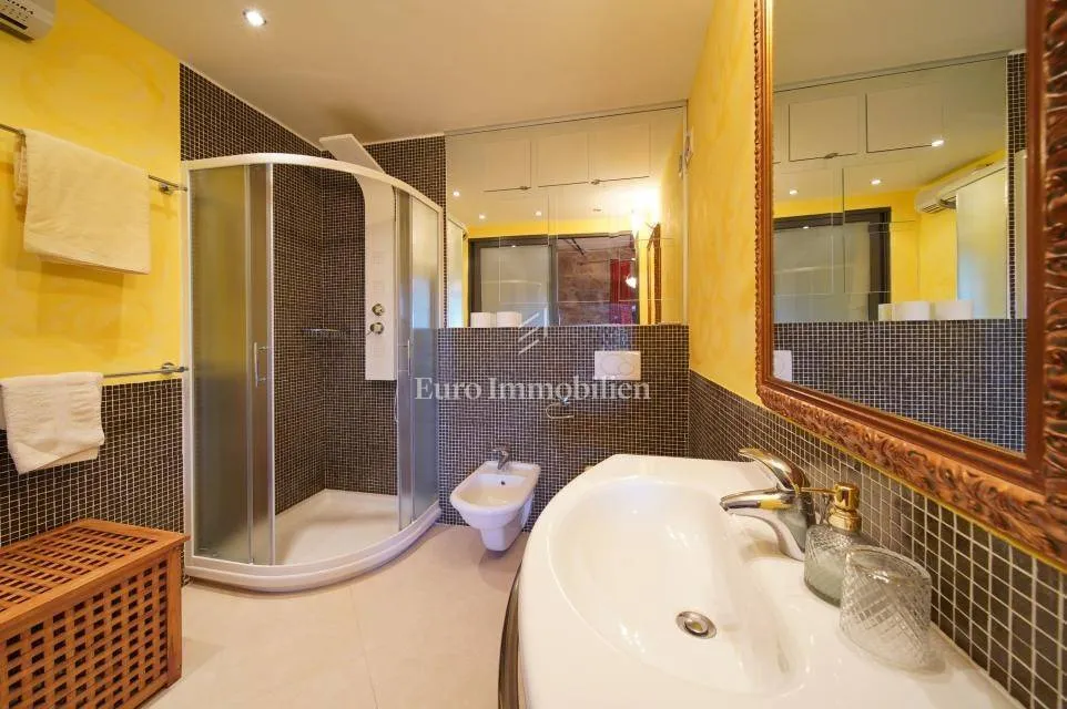 Salles de bain - Renovated Estate with Panoramic Views in Lupoglav