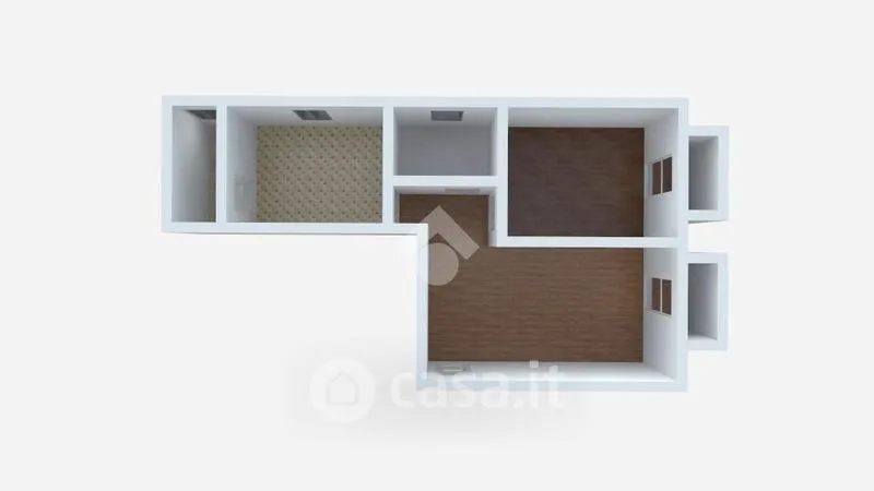 Planimetria - Modernised Apartment with Balcony in Cosenza