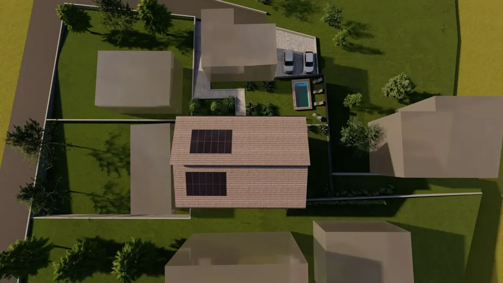 Modern Bilocale with Mini Pool in Pisogne