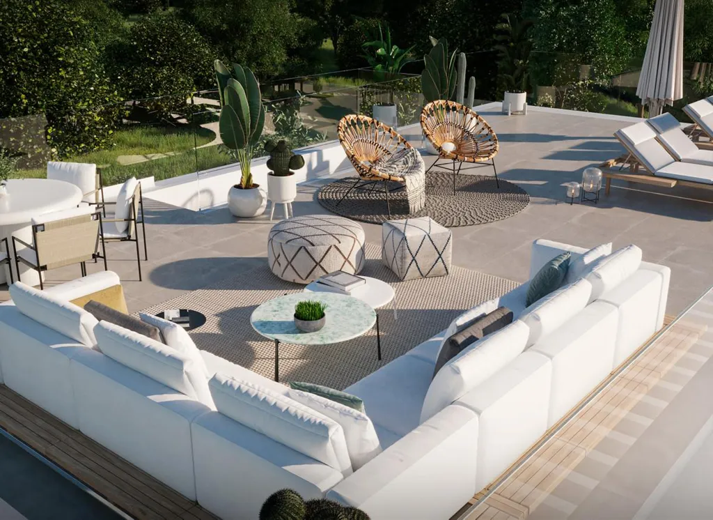 Õhuvaade - Contemporary Villa with Pool in Estepona