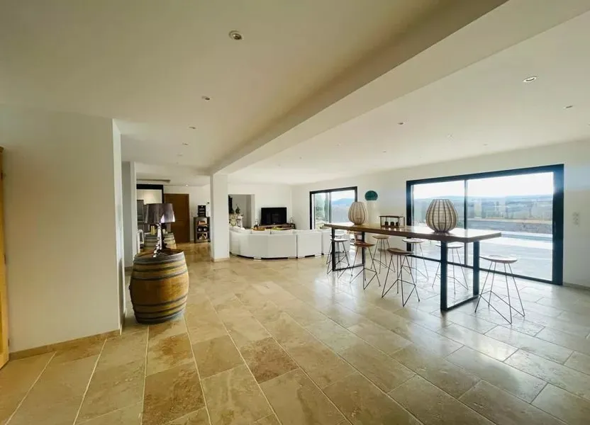 Salle à manger - Propriété avec Vue sur les Pyrénées près de Limoux