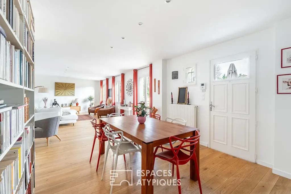 Söögituba - Renovated Farmhouse with Pool in Dardilly