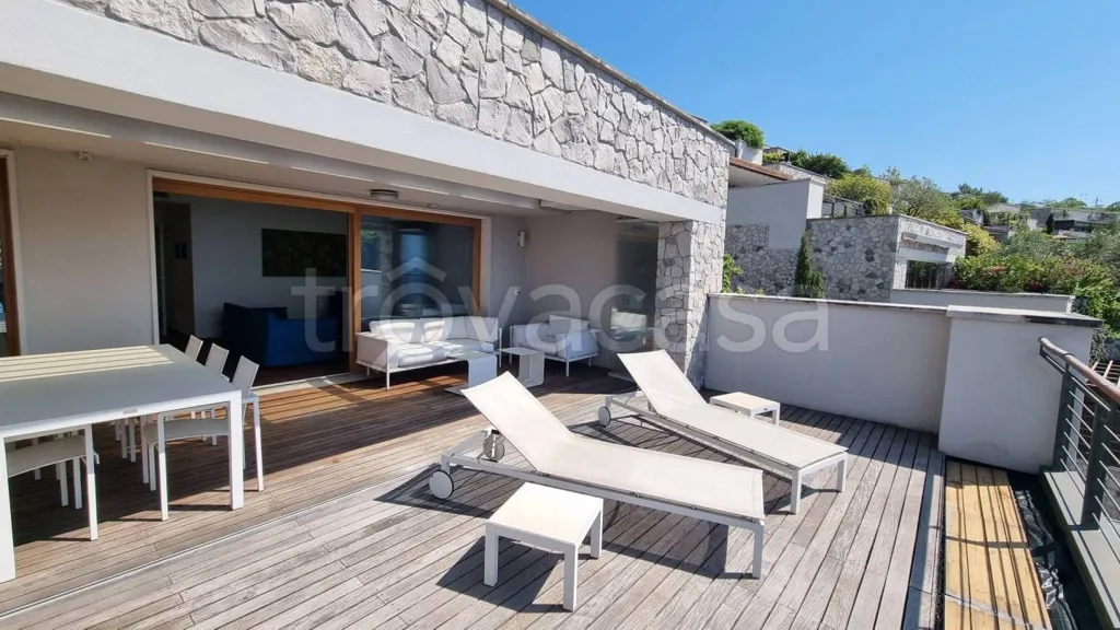 Terrace - Penthouse with Sea View in Duino Aurisina
