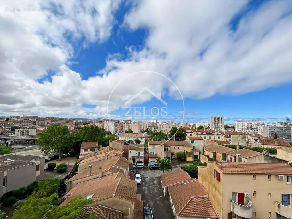Balcon - Appartement 3 pièces à Marseille-14e