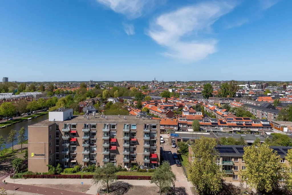 Vue aérienne - Flat with City View in Haarlem