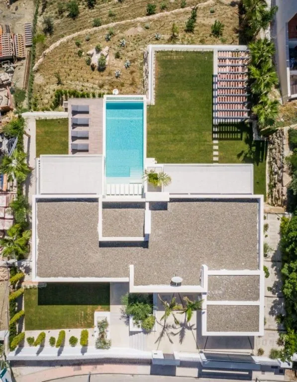 Vue aérienne - Luxury Villa with Sea View in Benahavís