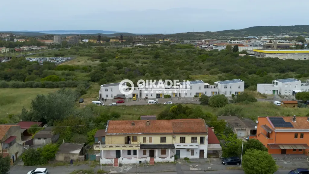 Vue aérienne - Semi-detached Villa with Garden in Carbonia