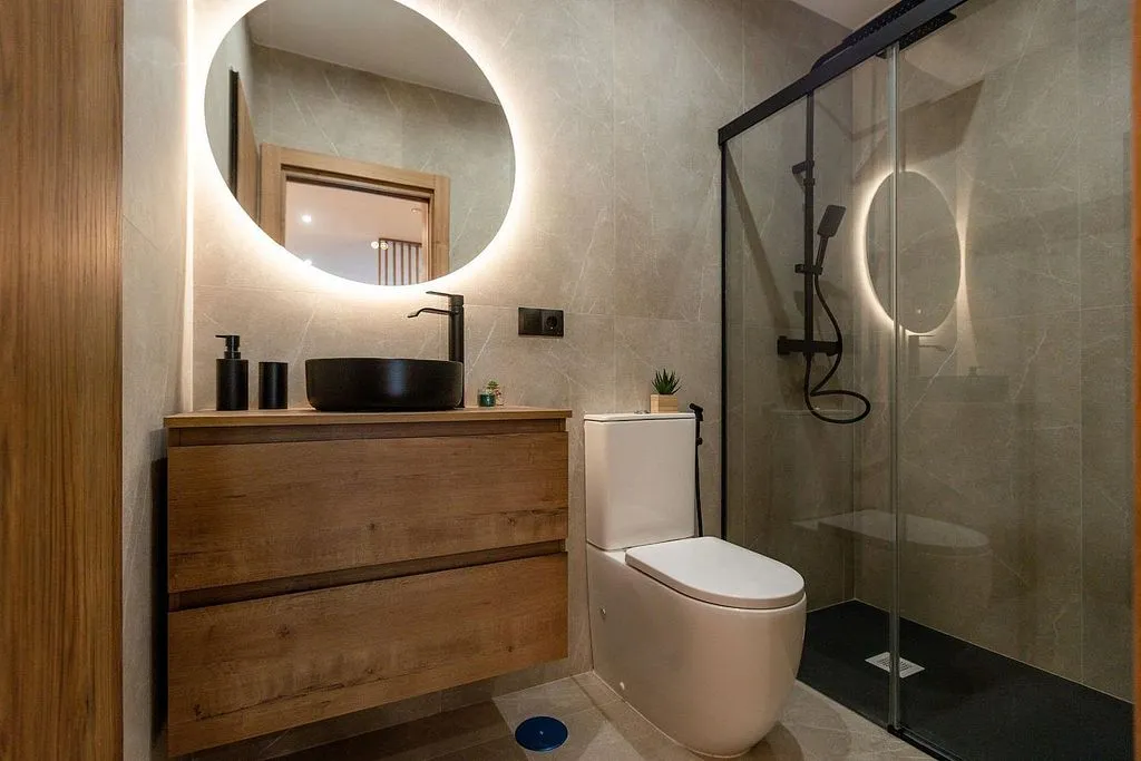 Salles de bain - Studio in Albaicín with Air Conditioning