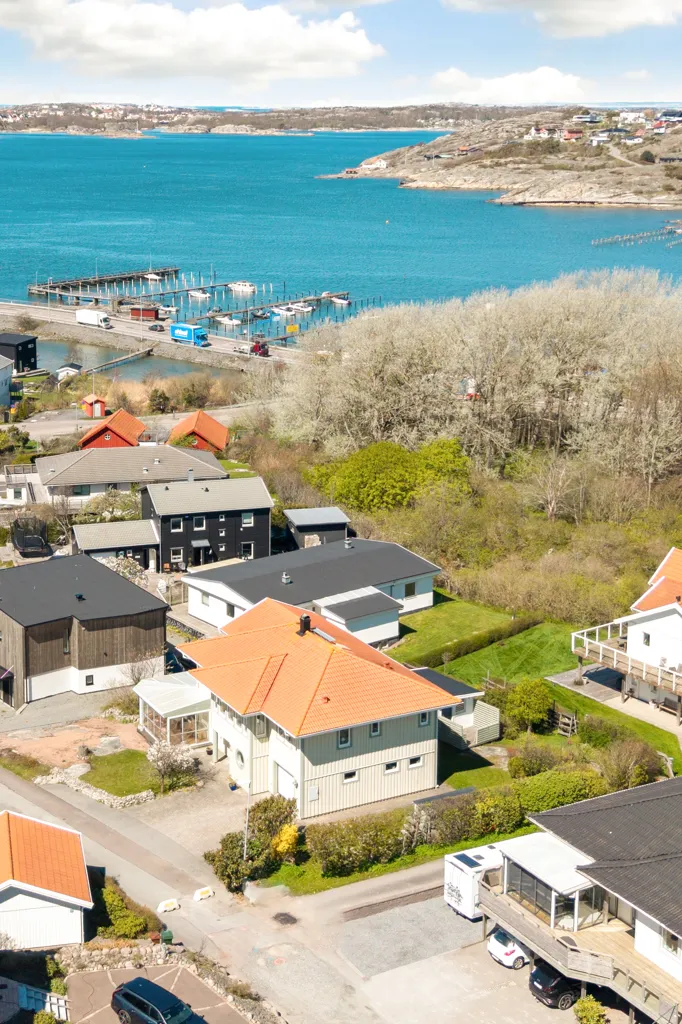 Vista aerea - Villa with Sea View in Hjuvik