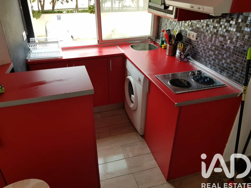 Köök - First-Line Beach Apartment with Pool in Ur Algaida
