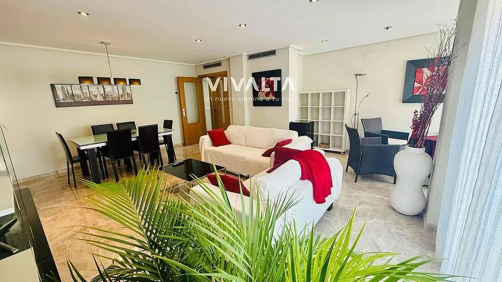 Living Room - Modern Flat with Sea View in El Grau