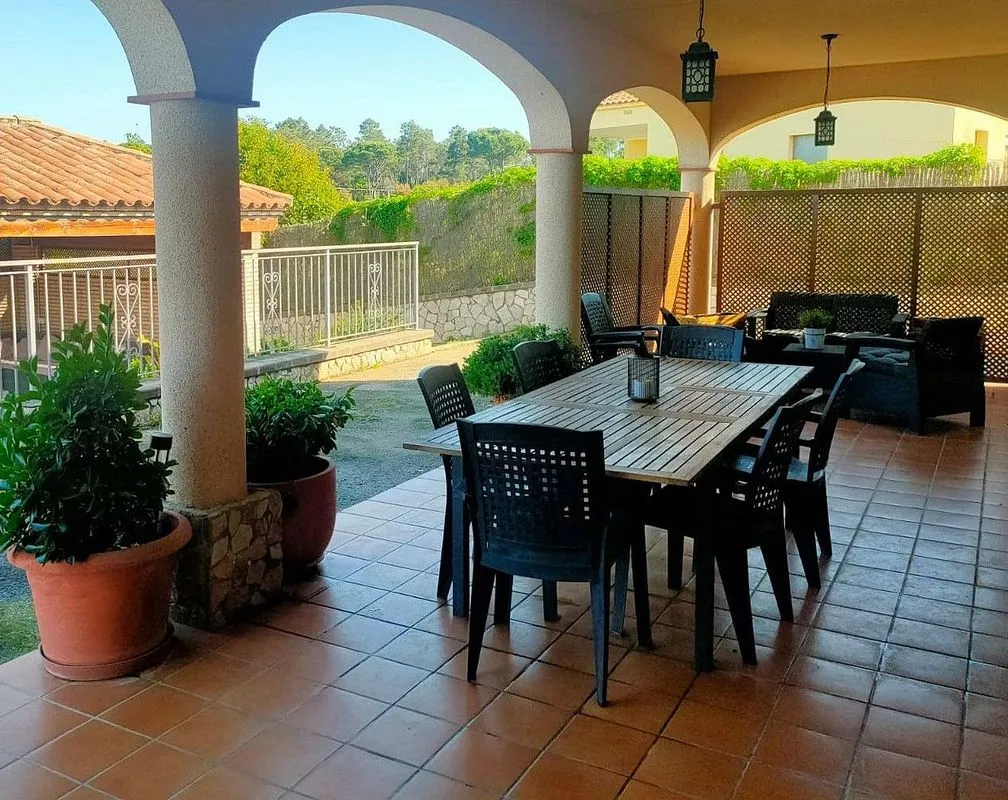 Terrasse - Chalet with Pool and Terrace in Sils