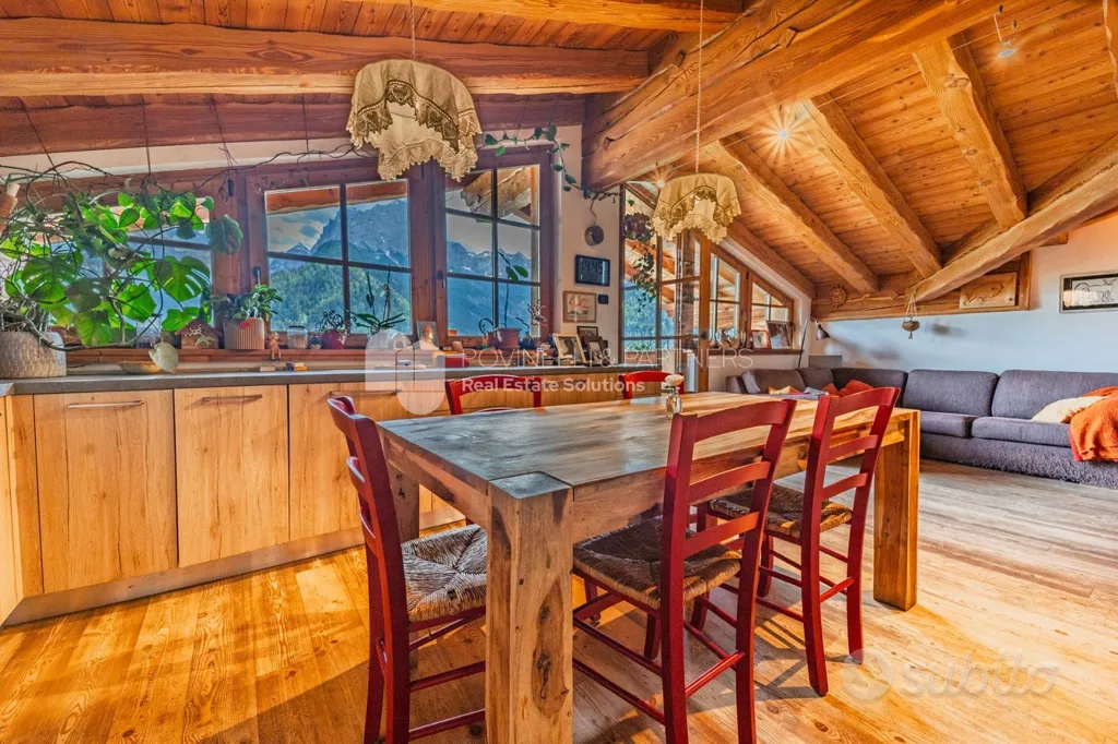Salle à manger - Modern Chalet with Dolomites View in Brenta