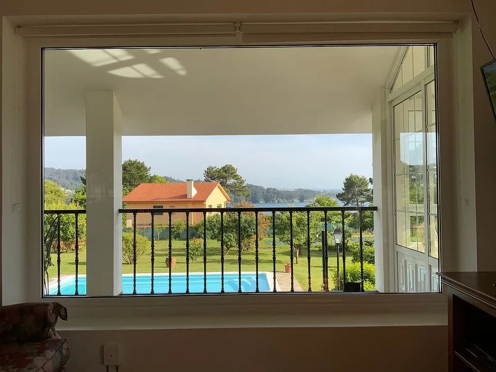 Séjour - Chalet with Sea Views and Pool in Ares