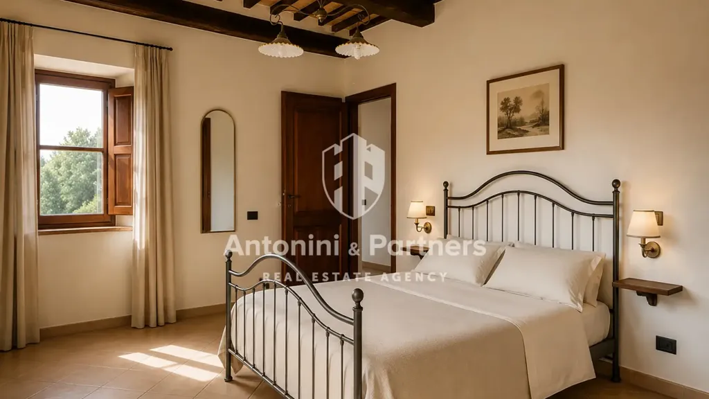 Camere da letto - Rustic Farmhouse with Pool in Todi