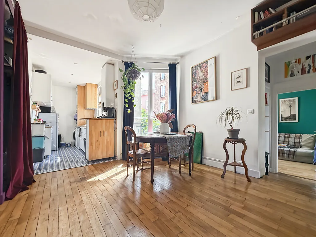 Soggiorno - Charming 3-Bedroom Flat in Montreuil