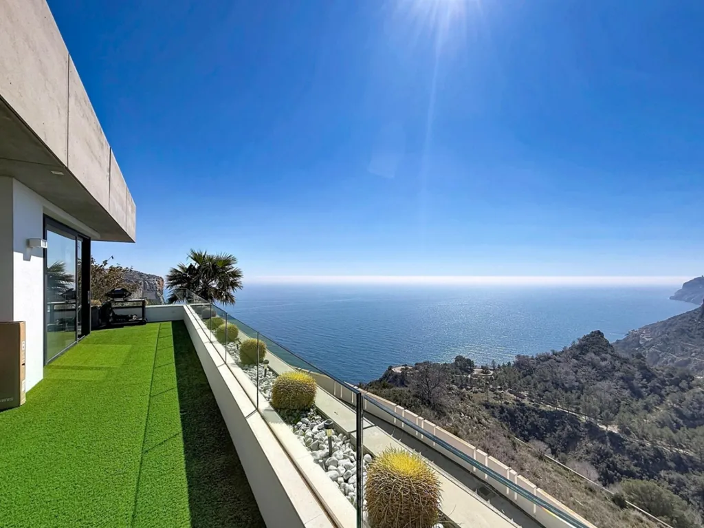 Terrasse - 3-Bed Flat with Pool in Benitachell