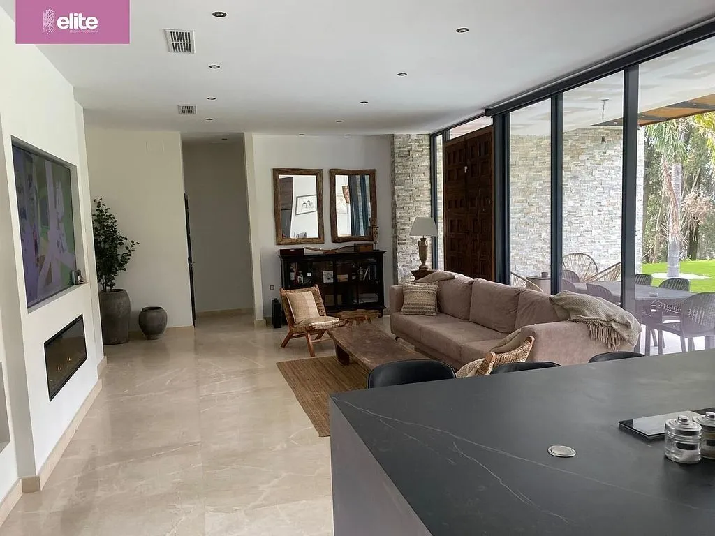 Séjour - Single-Storey Chalet with Pool in El Juncal