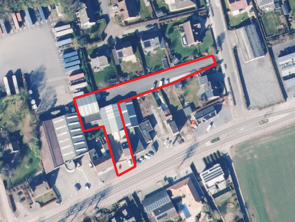 Bâtiment Commercial avec Appartement Loué à Wevelgem