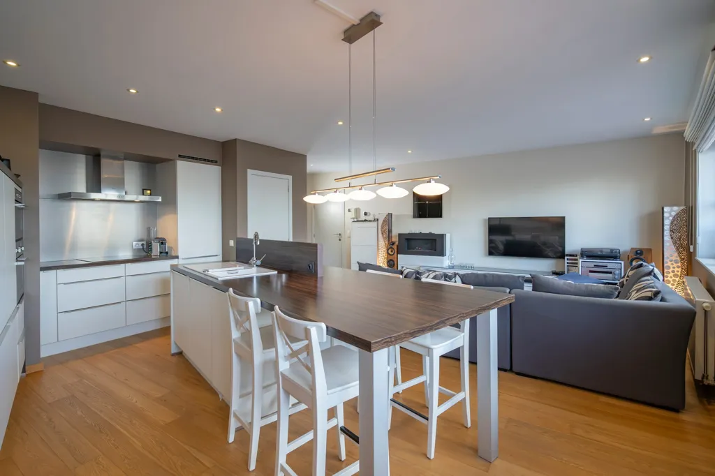 Köök - Apartment with Sea Access in Knokke-Heist
