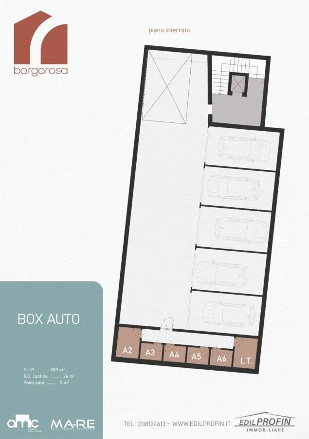 Floor Plan - New Build Apartment with Balcony in Turin