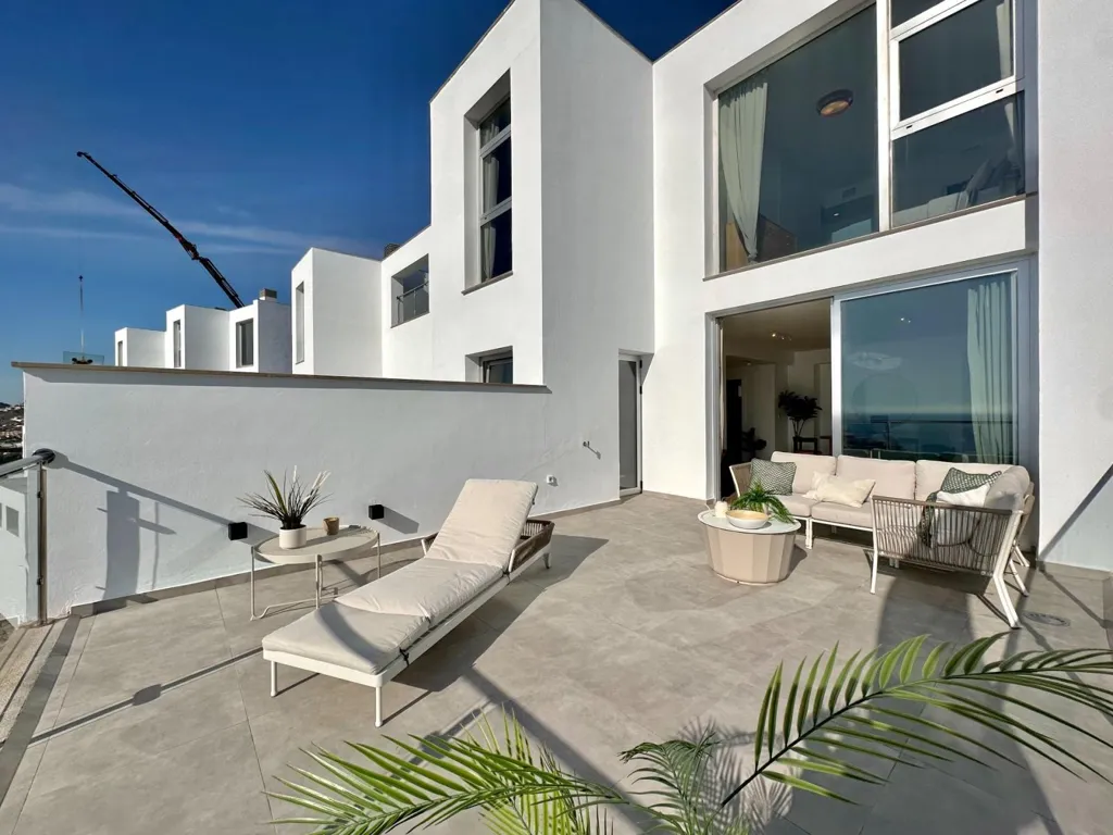 Terrasse - Penthouse with Sea Views in Velilla, Almuñécar