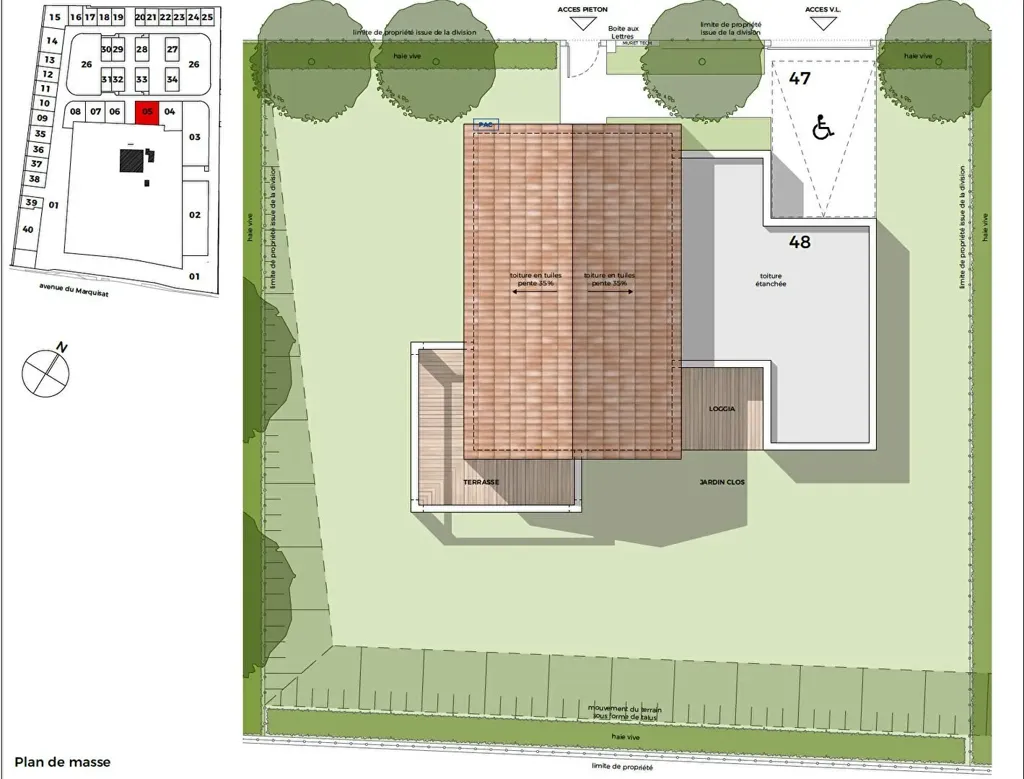 Floor Plan - 5-room house in Tournefeuille