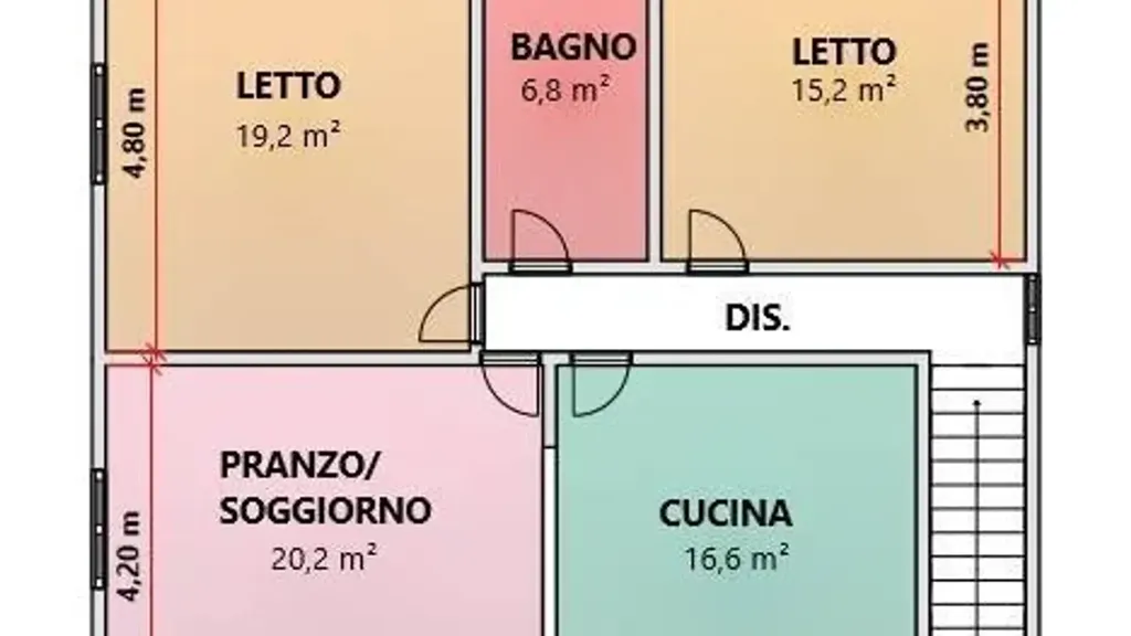 Plan - Rustic Villa with Private Garden in Portomaggiore