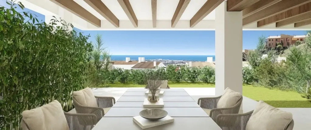 Terrasse - Penthouse with Pool in Benahavís, Málaga