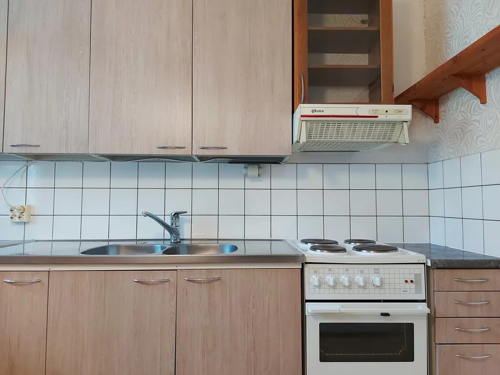 Köök - Flat with Balcony in Kaukovainio, Oulu