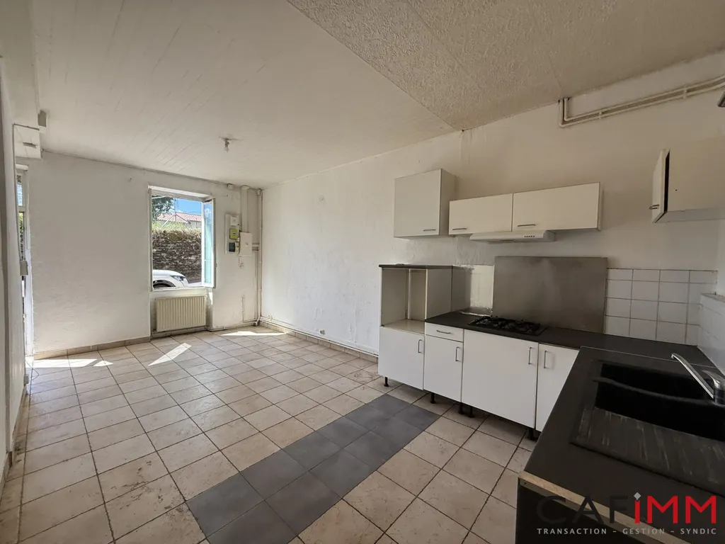 Kitchen - Charming Stone House with Garden in La Grive
