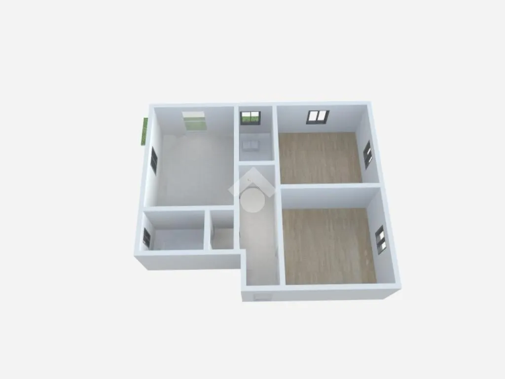 Plaan - 3-Room Apartment with Balcony in Brescia