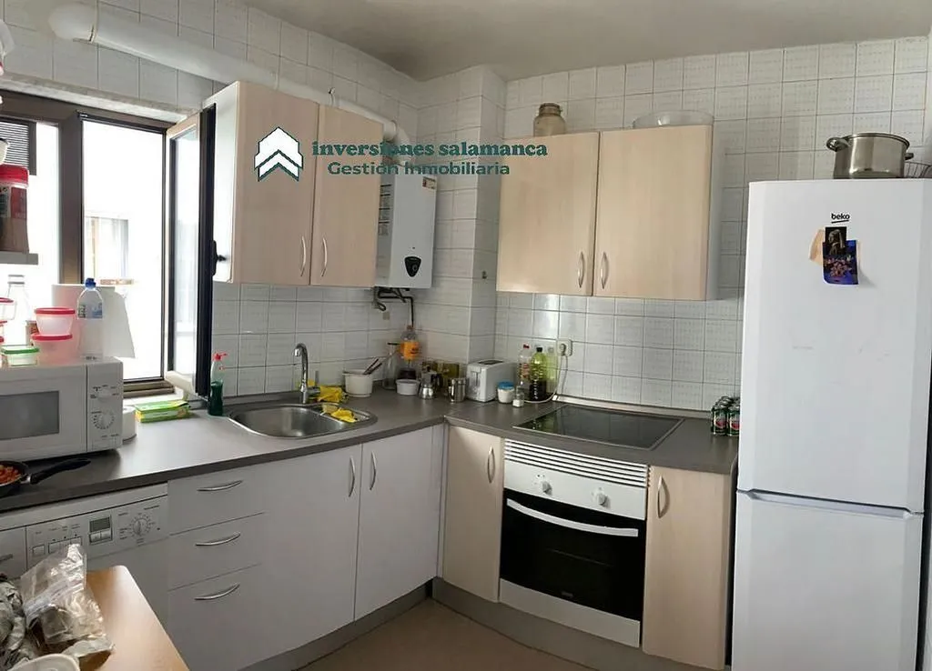 Köök - Student-Friendly Flat with Balcony in Salamanca
